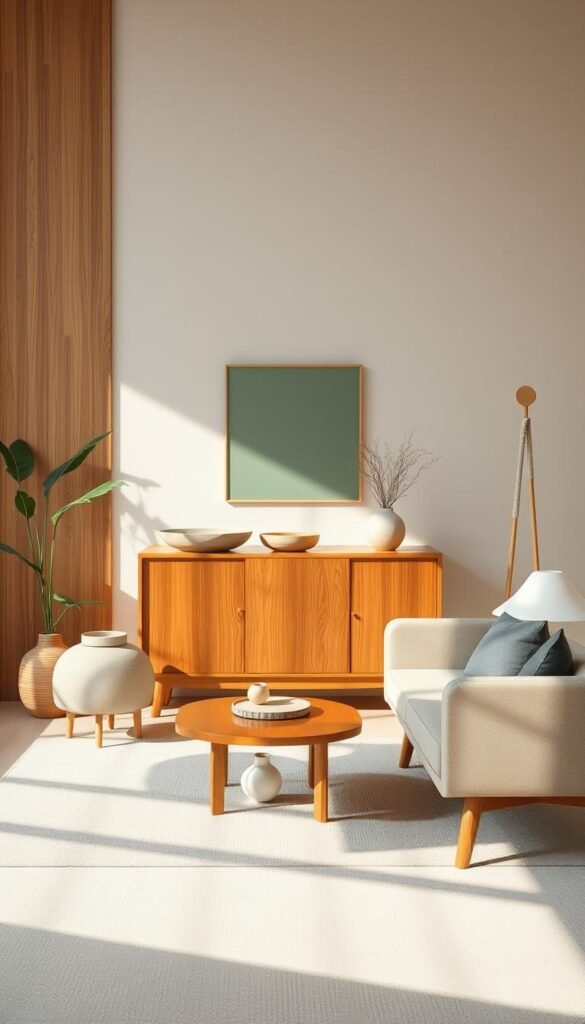 A serene Japandi color palette in perfect balance.