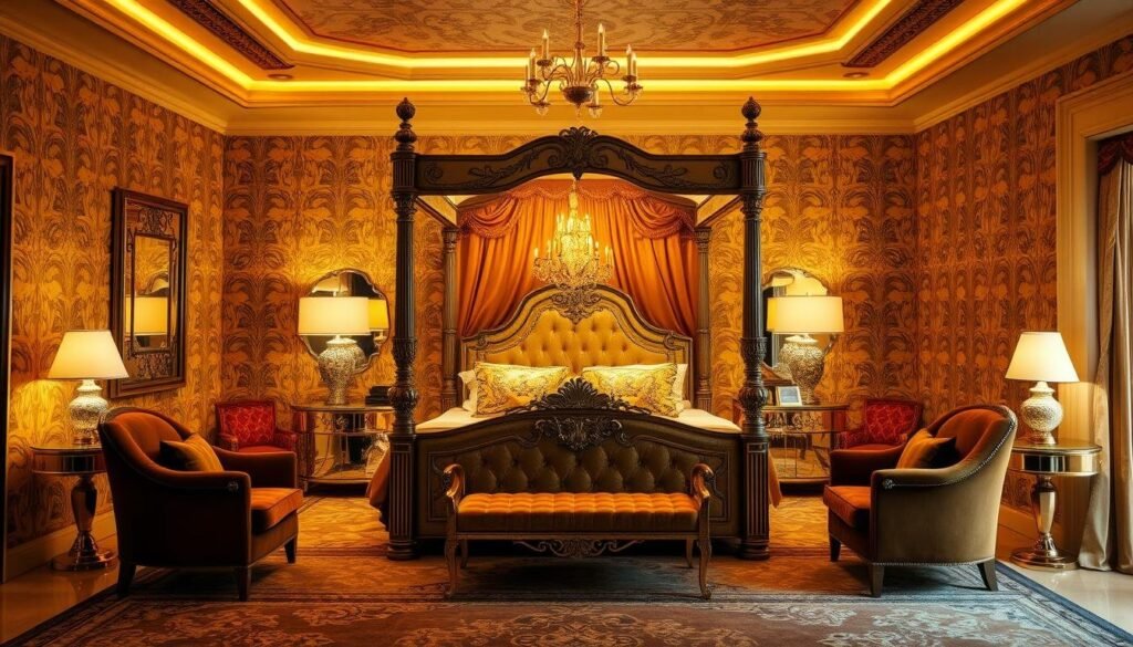 Art Deco and Glam Master Bedroom Styles