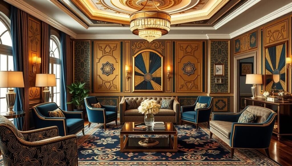 Art Deco vintage style