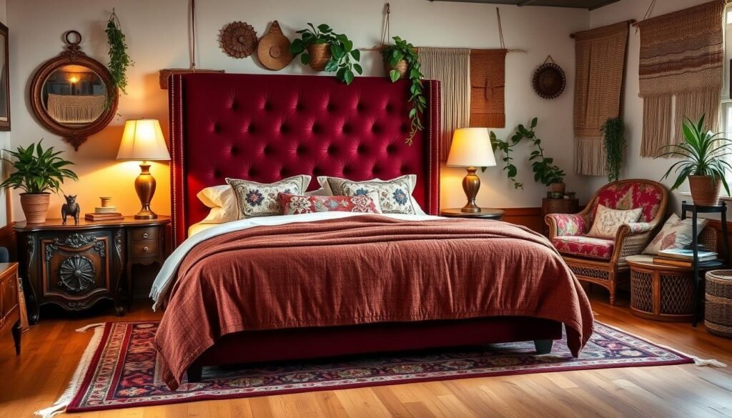 Bohemian bedroom furniture ideas