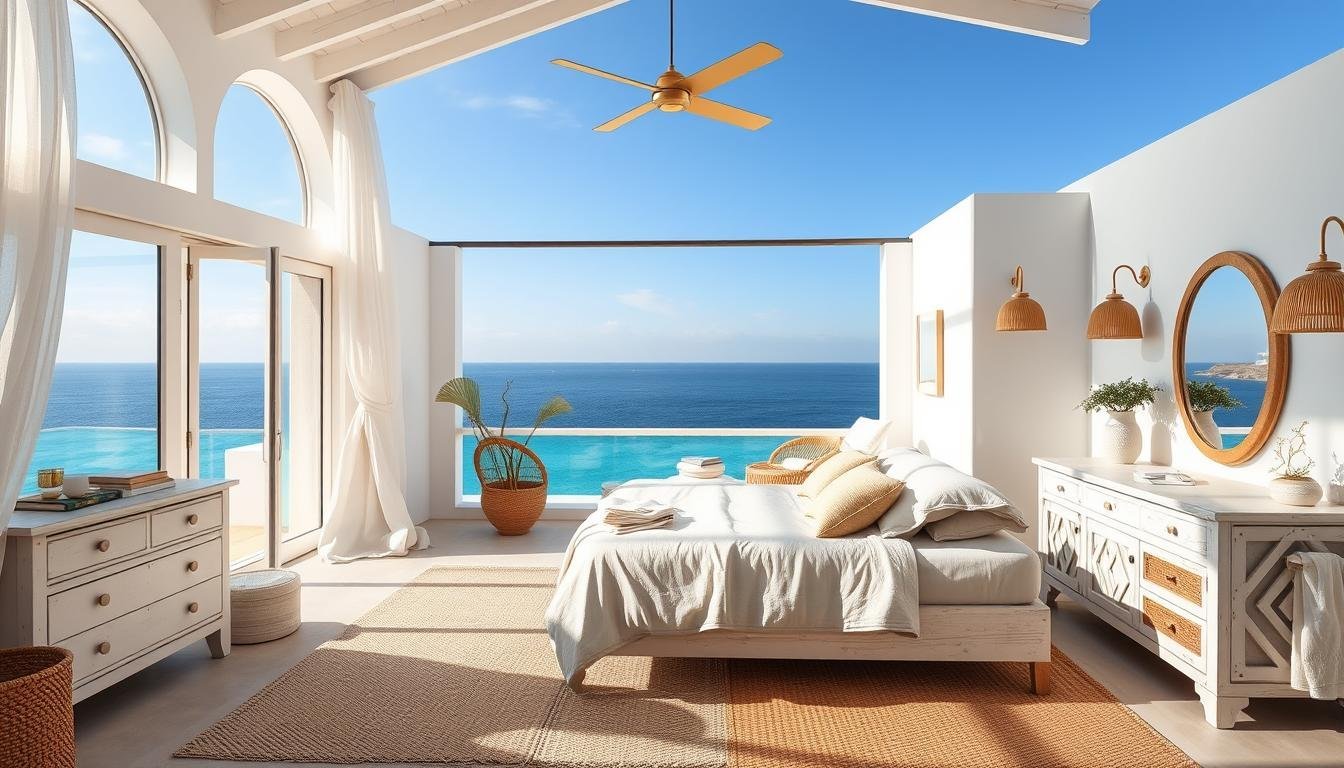15 Coastal and Mediterranean Master Bedroom Designs That Bring the Beach Home