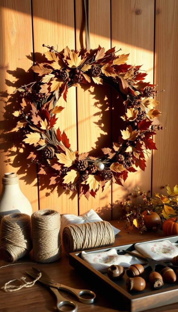 DIY autumn wreaths DIY autumn wreaths