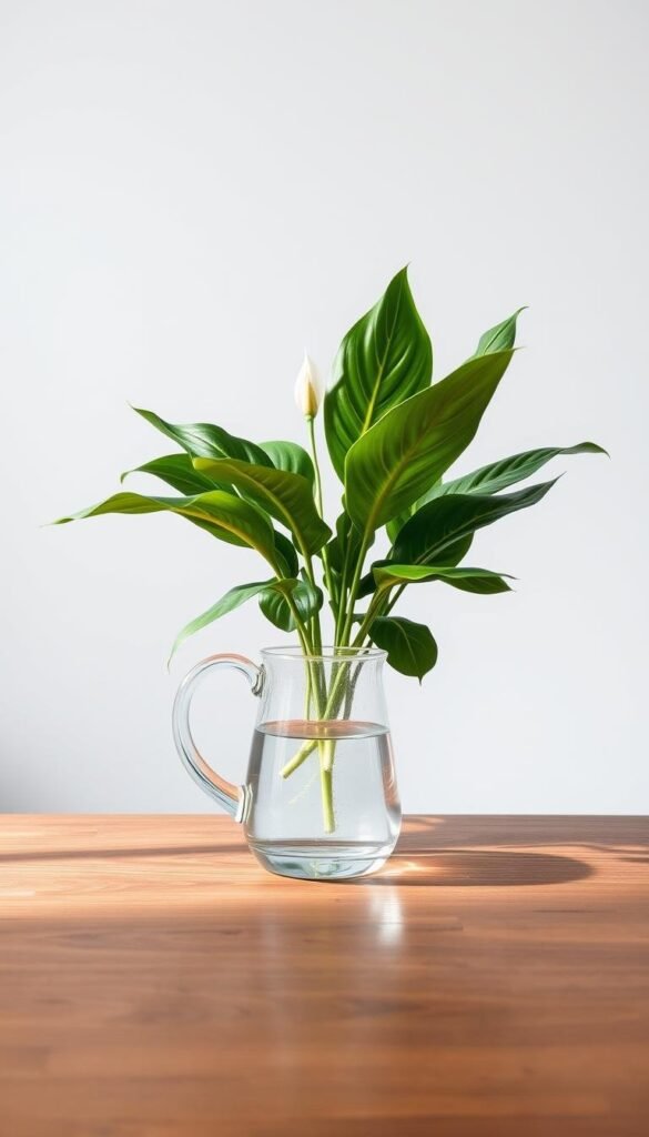 Peace Lily watering guide