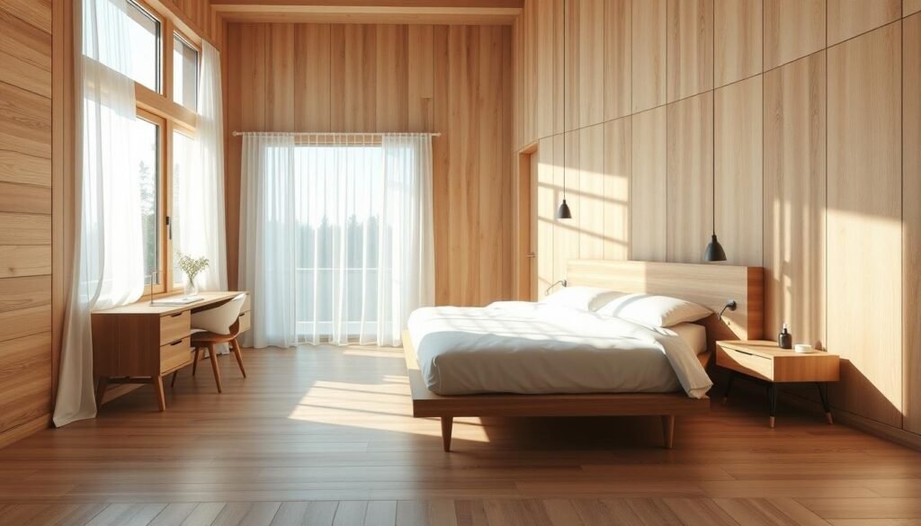 Scandinavian bedroom design