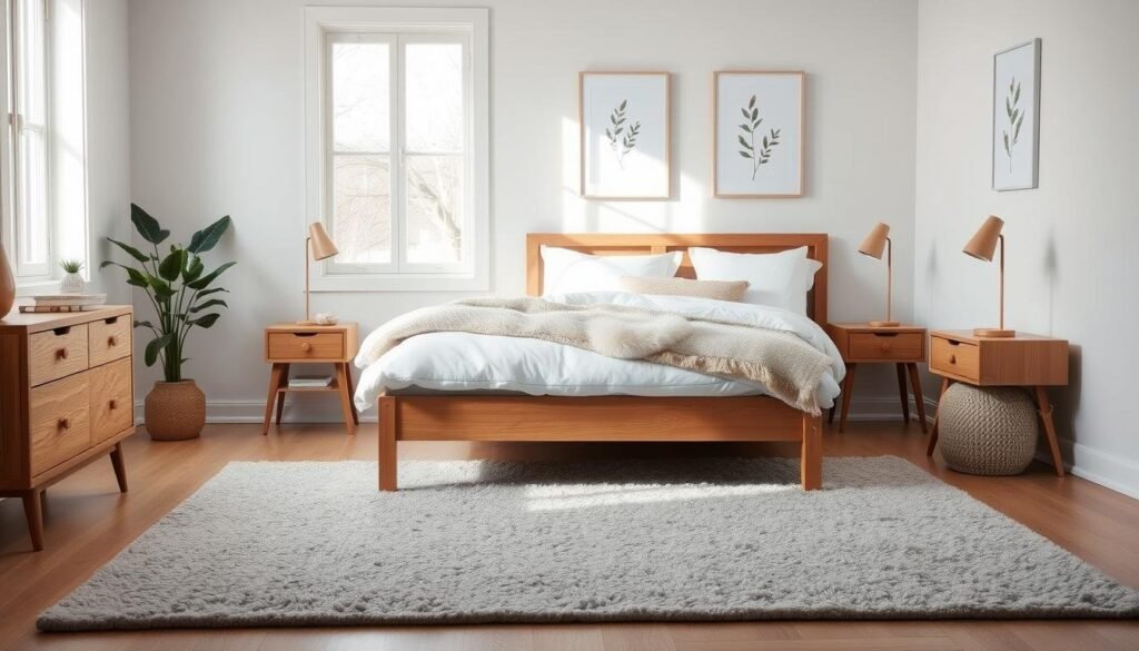 Scandinavian bedroom design elements