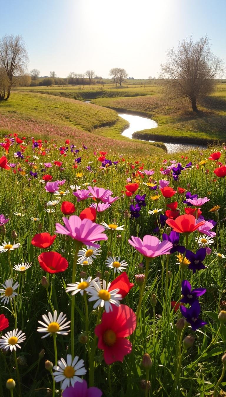 Vibrant Spring Wildflowers: Explore Nature's Palette