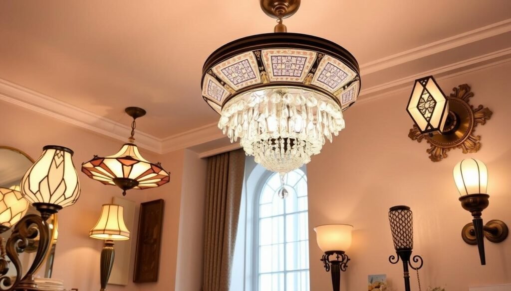 art deco lighting options