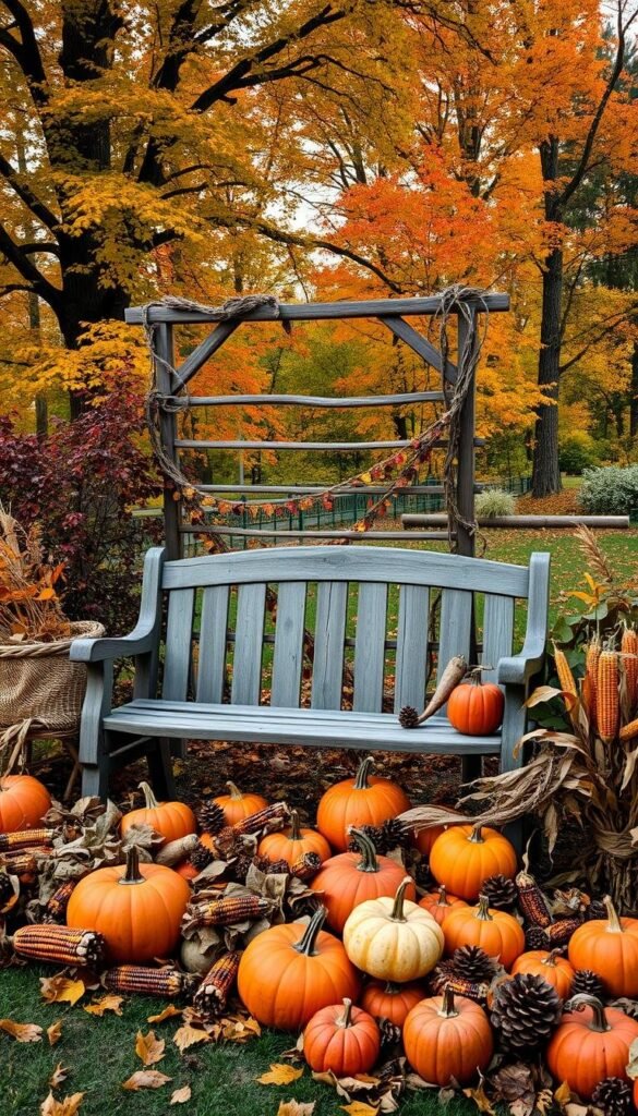 autumn garden decorations