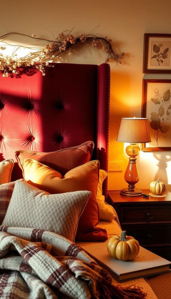 autumn home decor bedroom