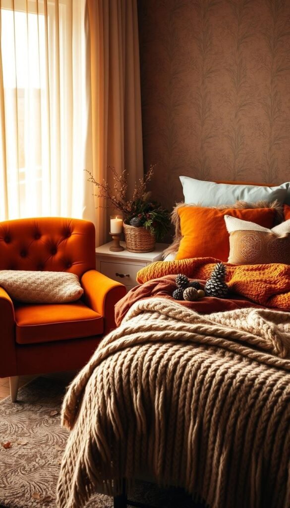autumn home decor bedroom