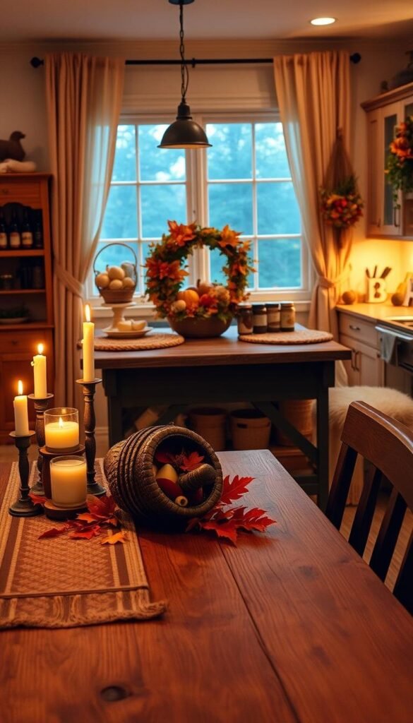 autumn kitchen decor