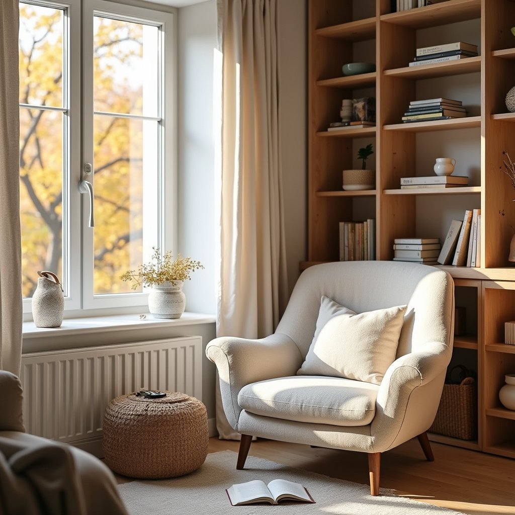 15 Autumn Reading Corner Ideas for Long Evenings by the Light