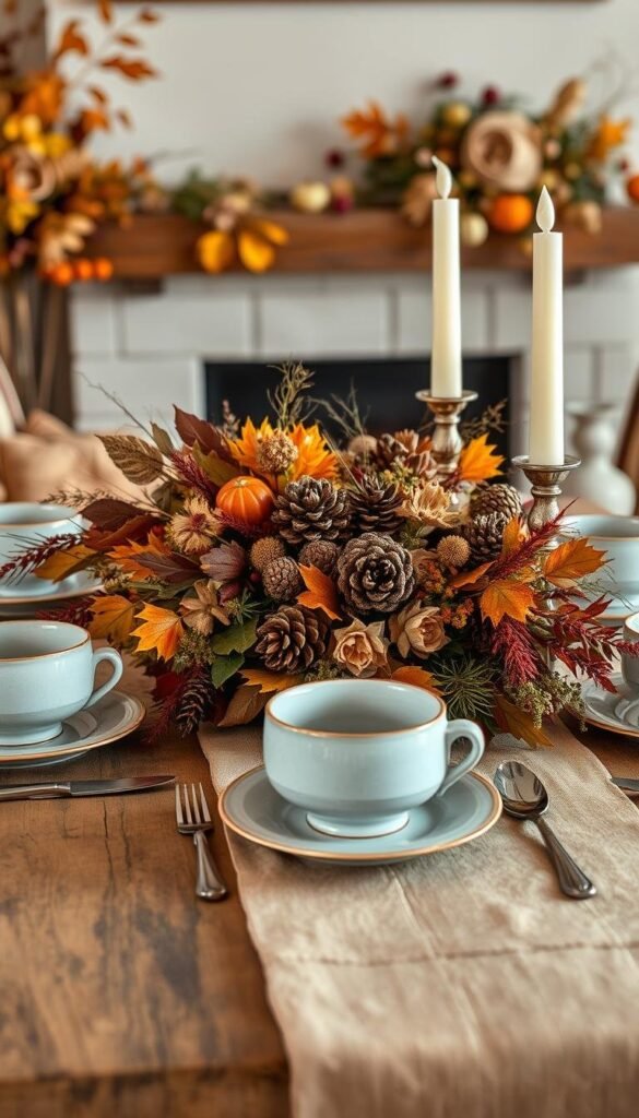 autumn table setting autumn table setting