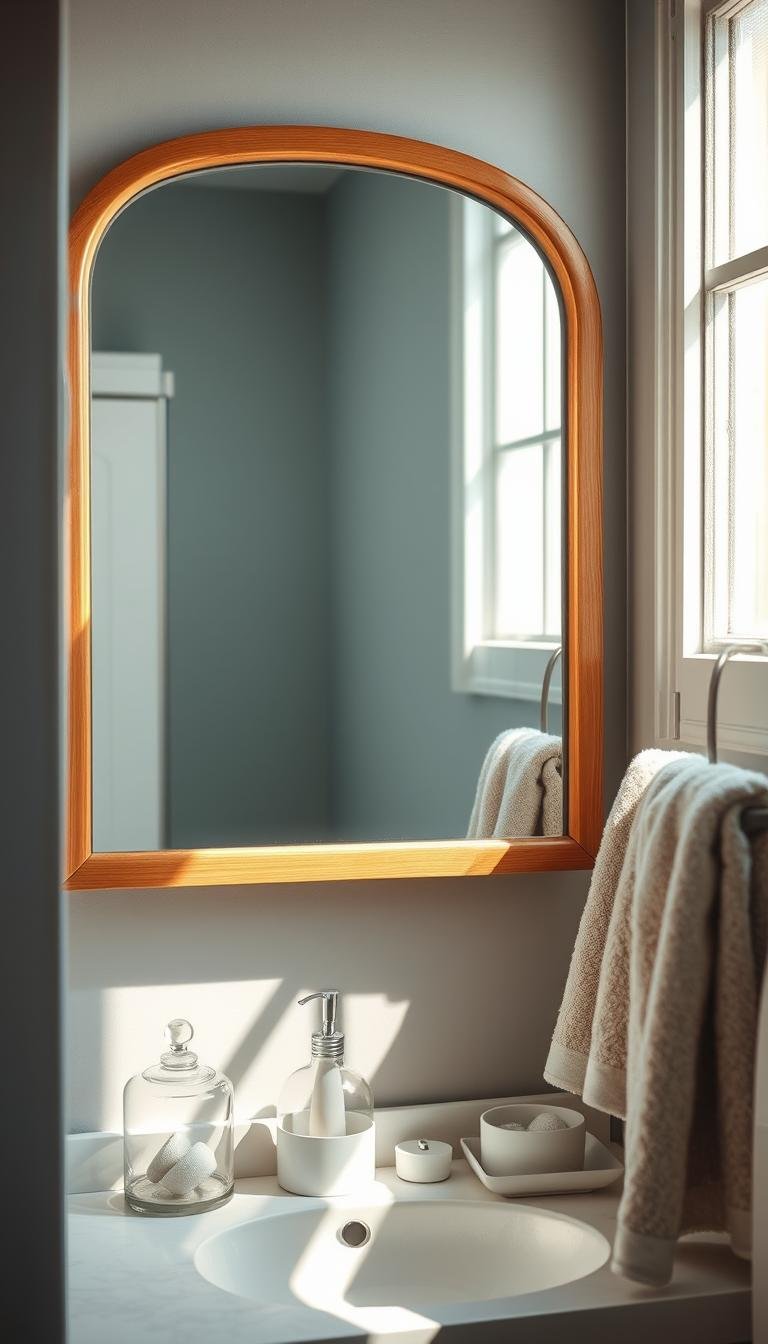 Gorgeous Bathroom Mirror for a Cozy and Inviting Space
