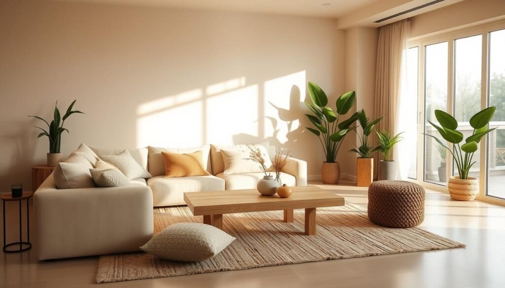 beige living room