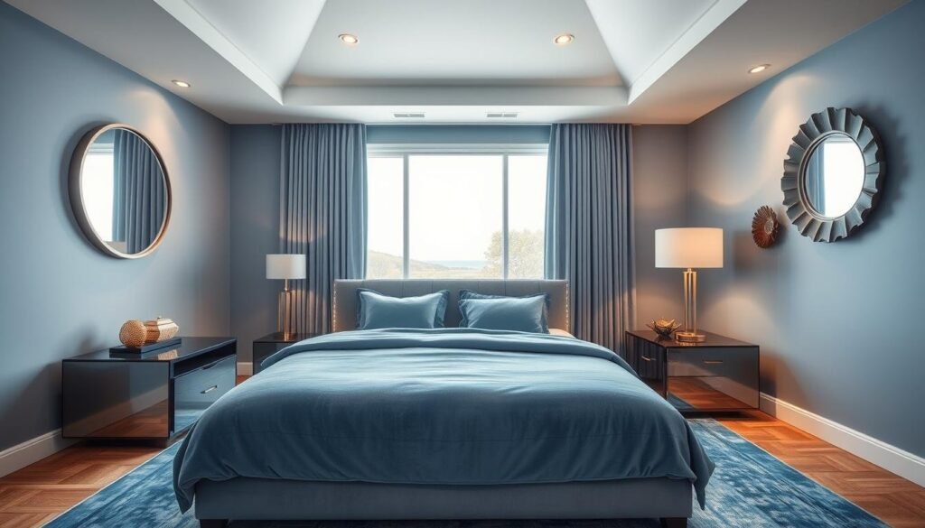 blue accent ideas for master bedrooms decor