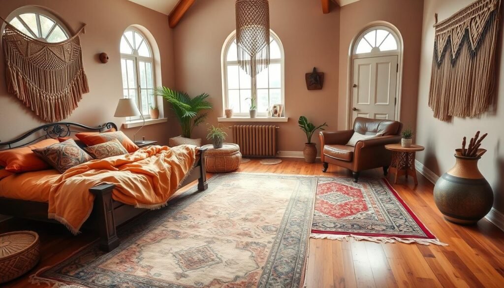 bohemian style bedroom inspiration