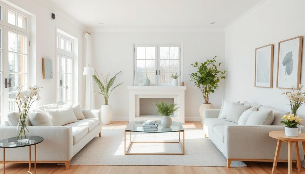 bright and airy decor