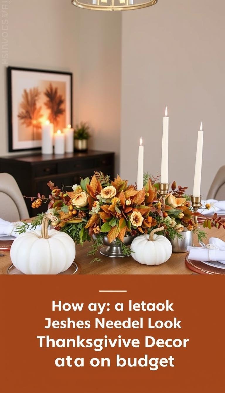 Designer-Look Thanksgiving Decor on Any Budget