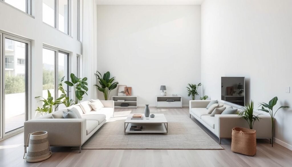 clutter-free living room