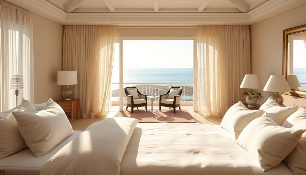 coastal master suite decor