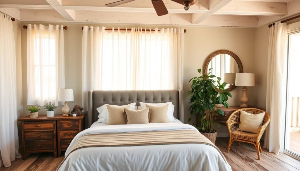 coastal master suite decor