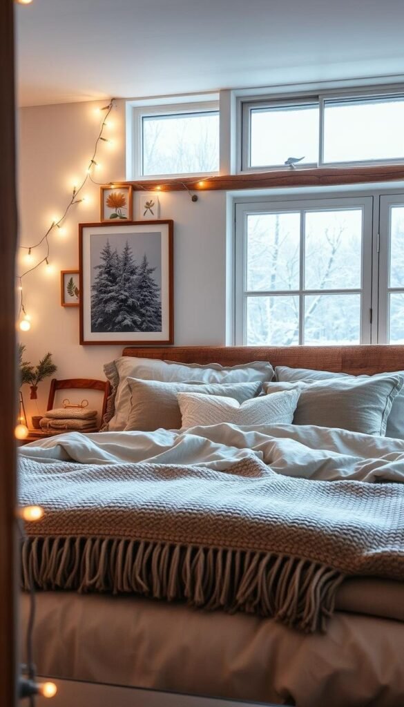 cozy bedroom decor for winter