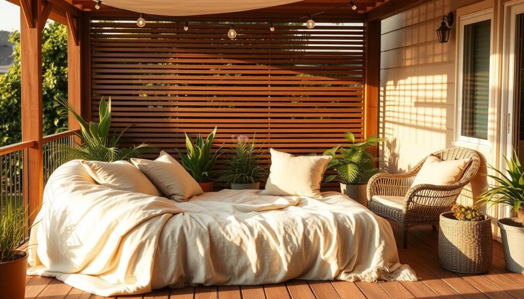 cozy patio design