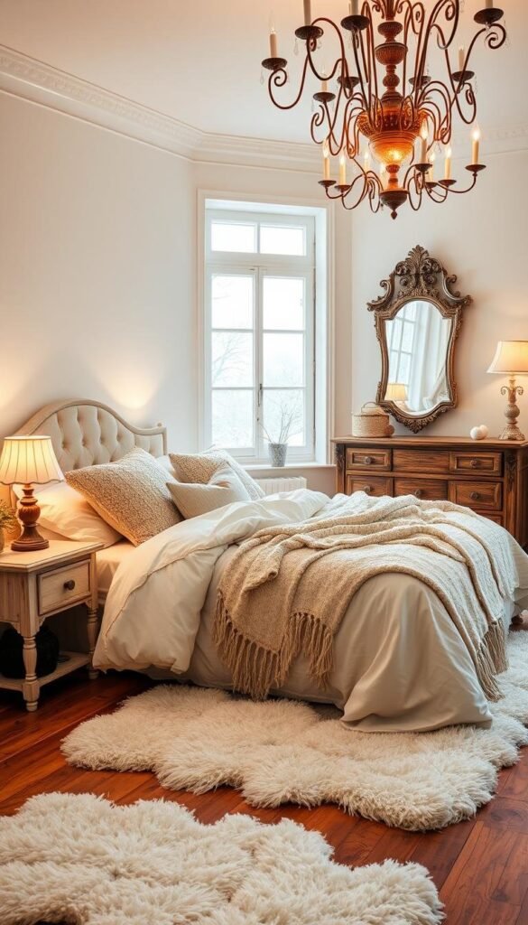 cozy winter bedroom decor