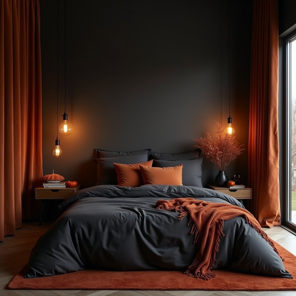 20 Dark Cozy Fall Bedroom Ideas for a Moody Autumn Night