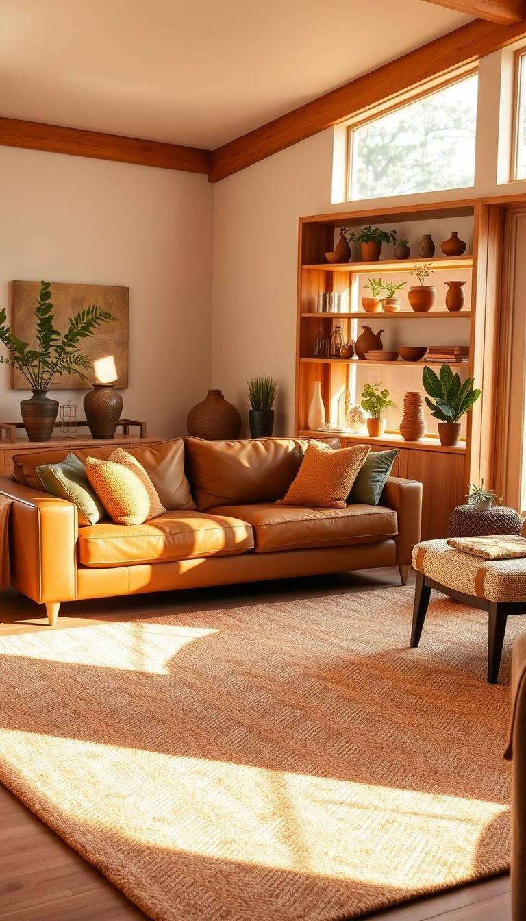 How to Decorate With Earth Tones in the Living Room