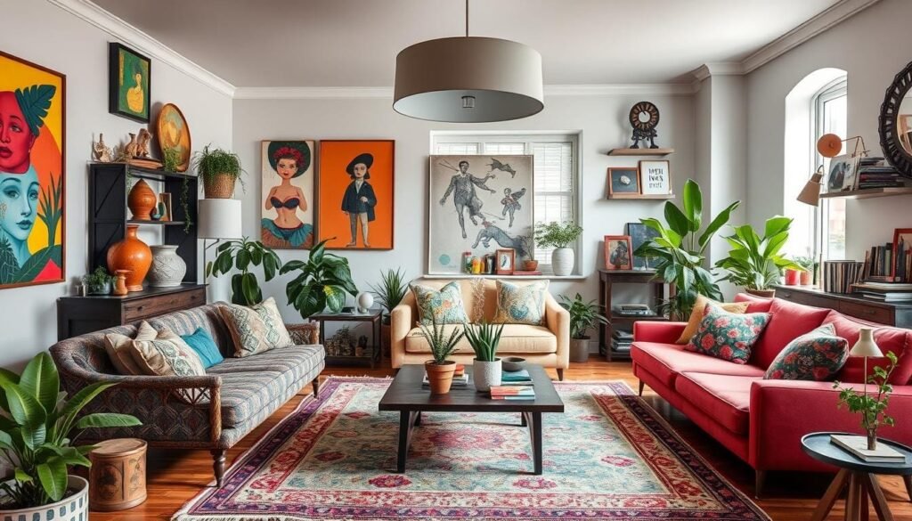 eclectic interior design