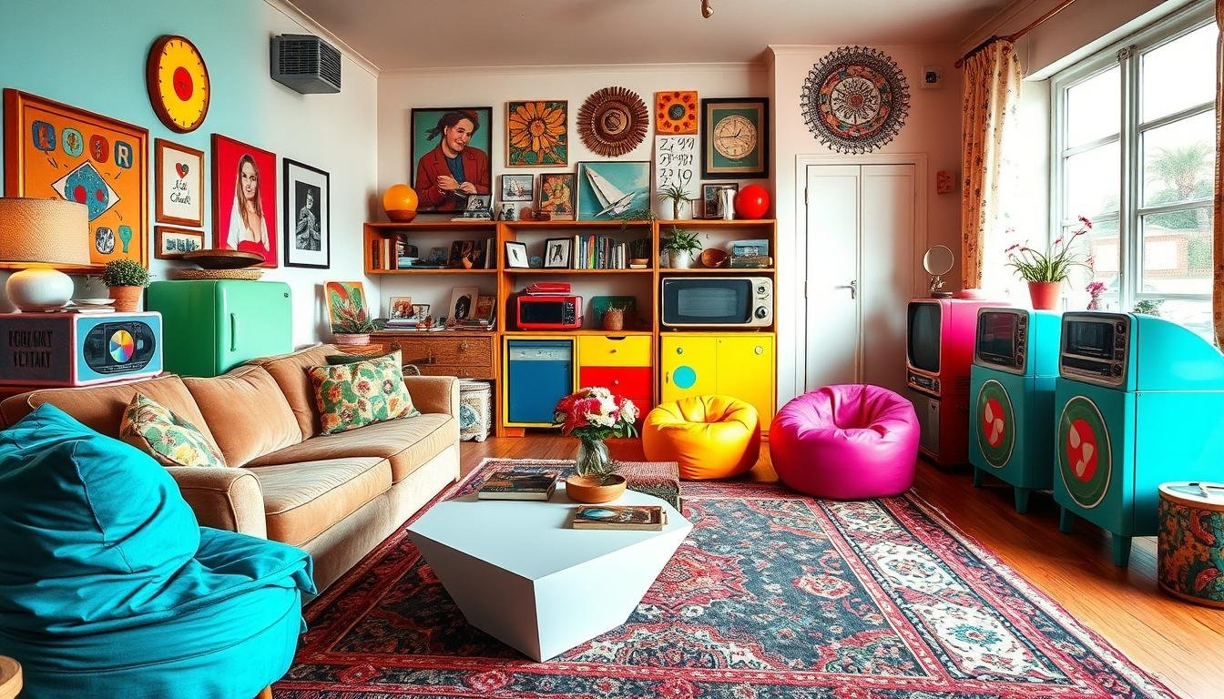 Eclectic 90s Home Decor: Mix of Styles for Any Space