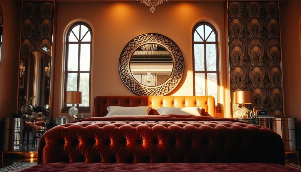 elegant Art Deco bedroom design