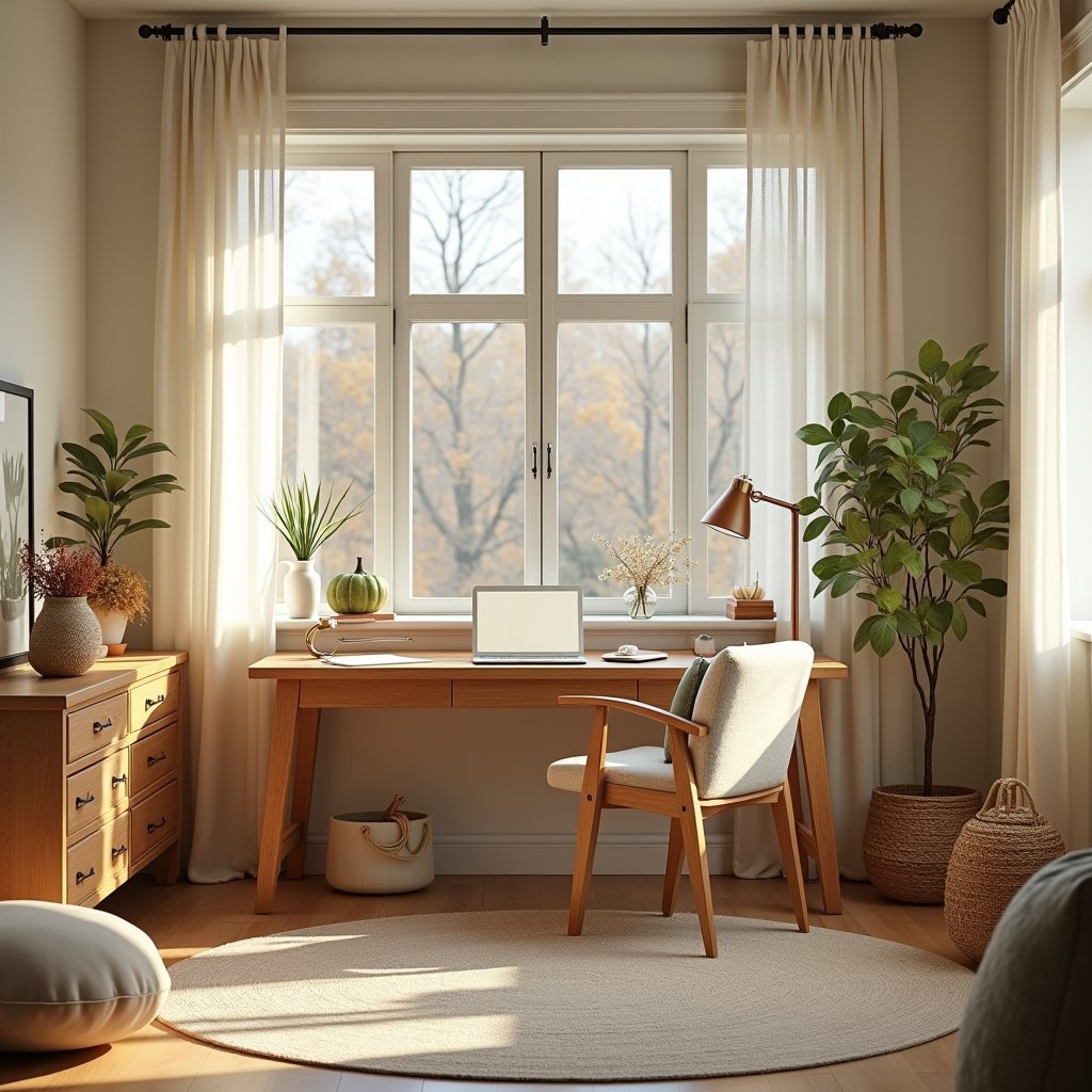 20 Fall Home Office Ideas for a Warm Productive Autumn