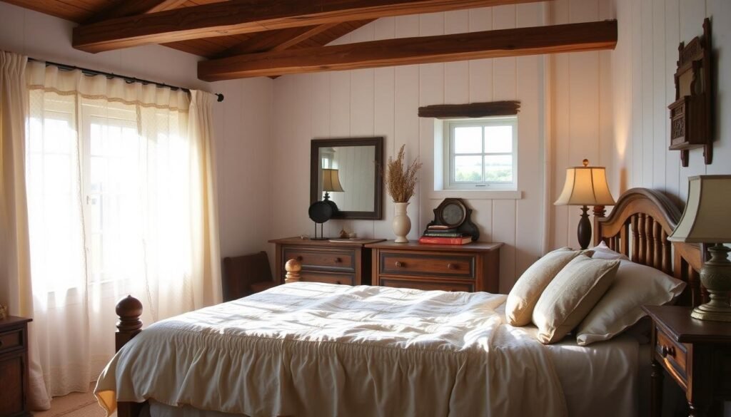 farmhouse style bedroom