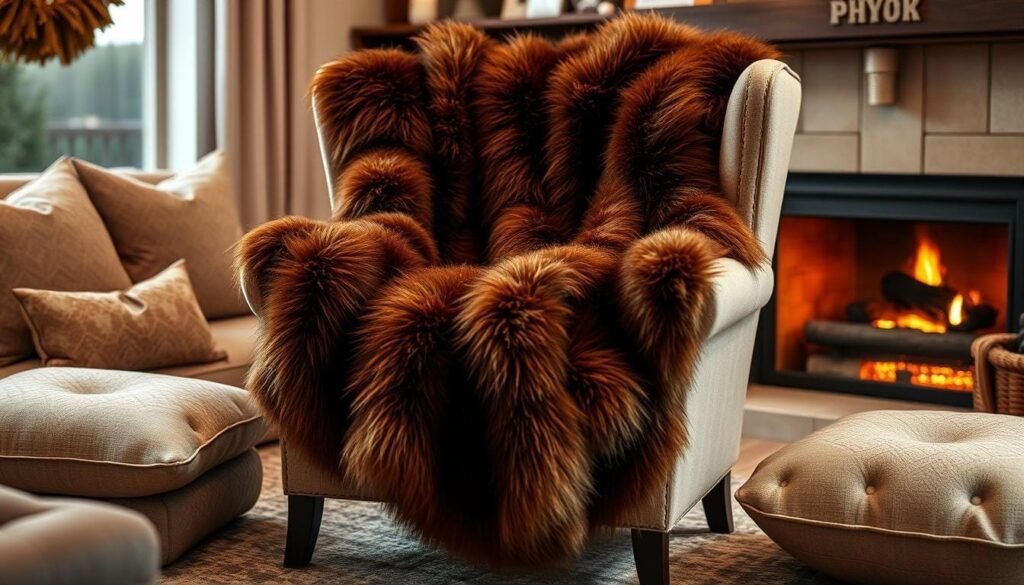 faux fur blanket
