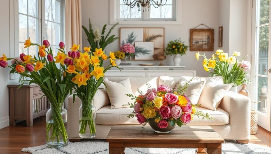 floral inspired home decor