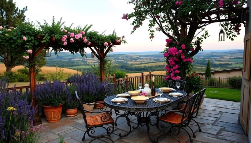 french country outdoor decor