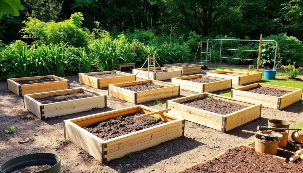 garden bed construction