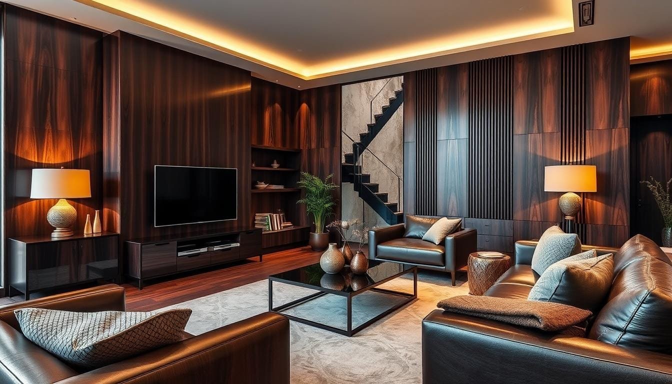 Elevate Your Home's Ambiance with Dark Wood Decor