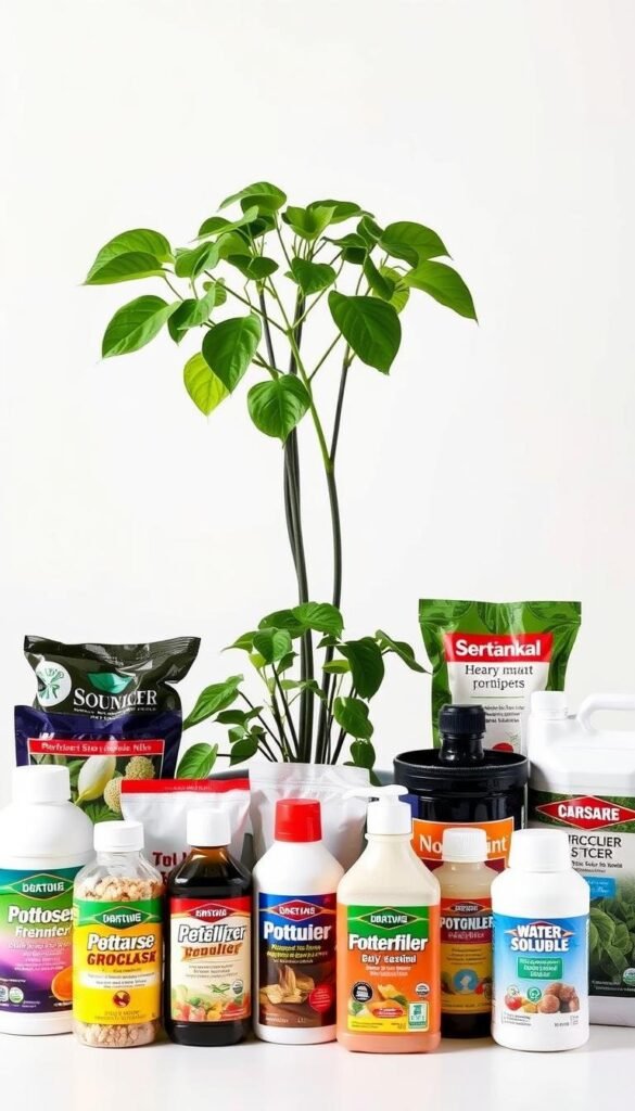 indoor plant fertilizer options
