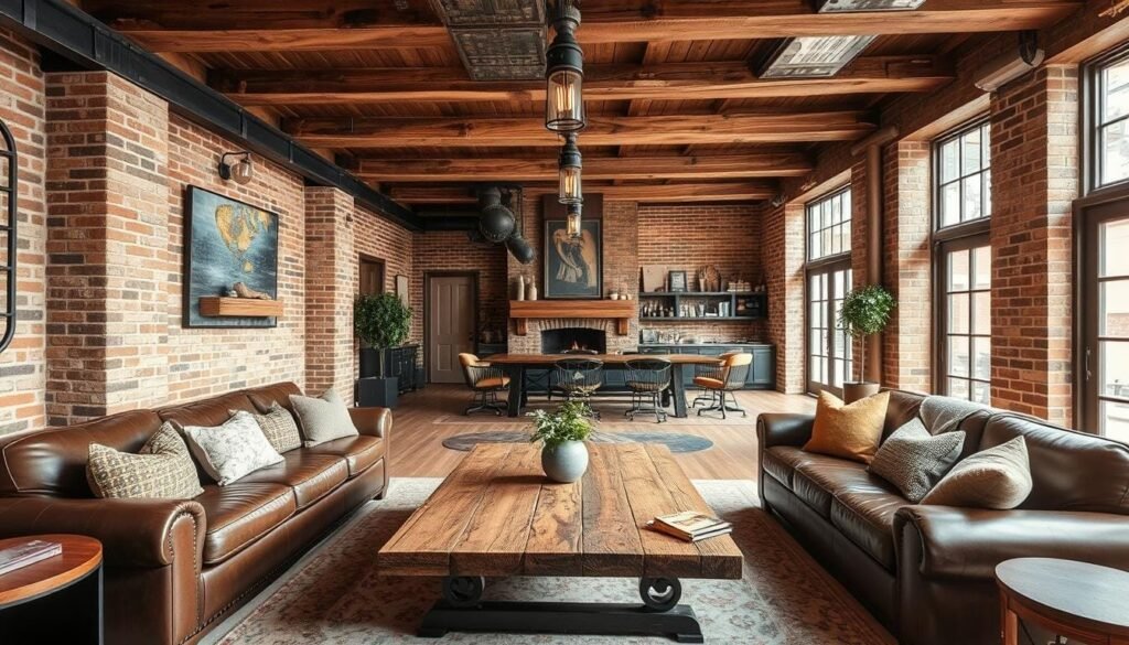 industrial rustic decor