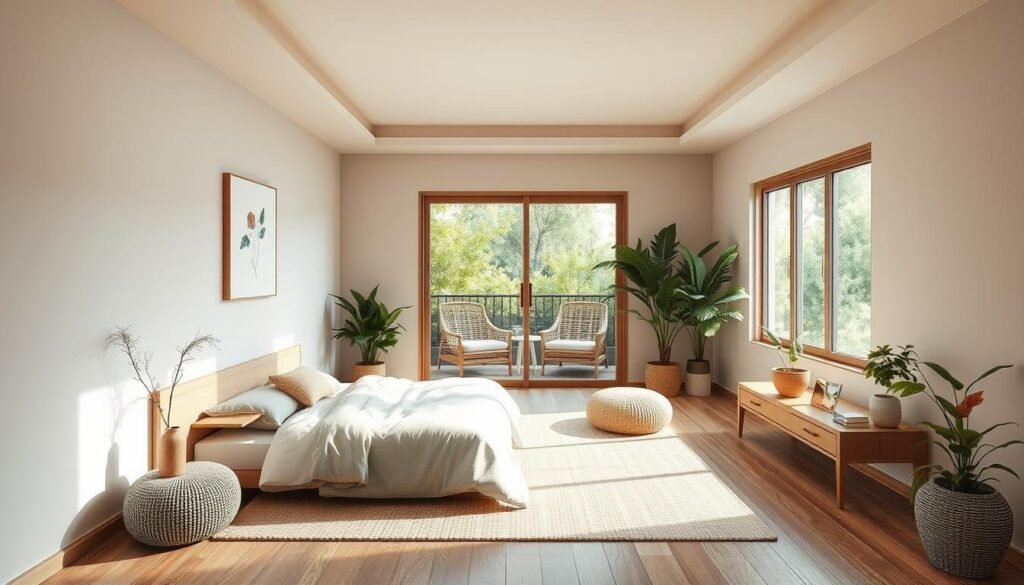 japandi color palette bedroom