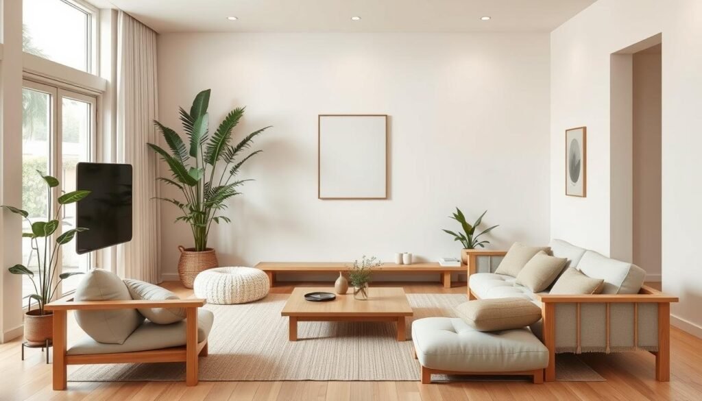 japandi furniture styling