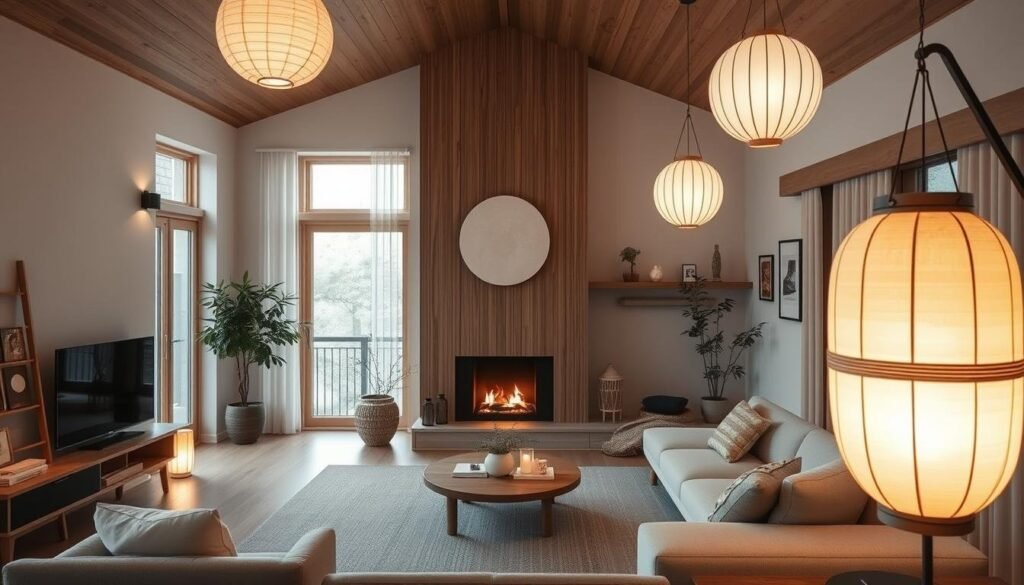 japandi lighting