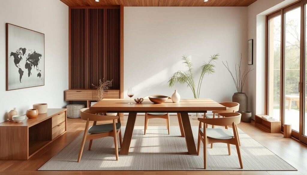 japandi style dining room