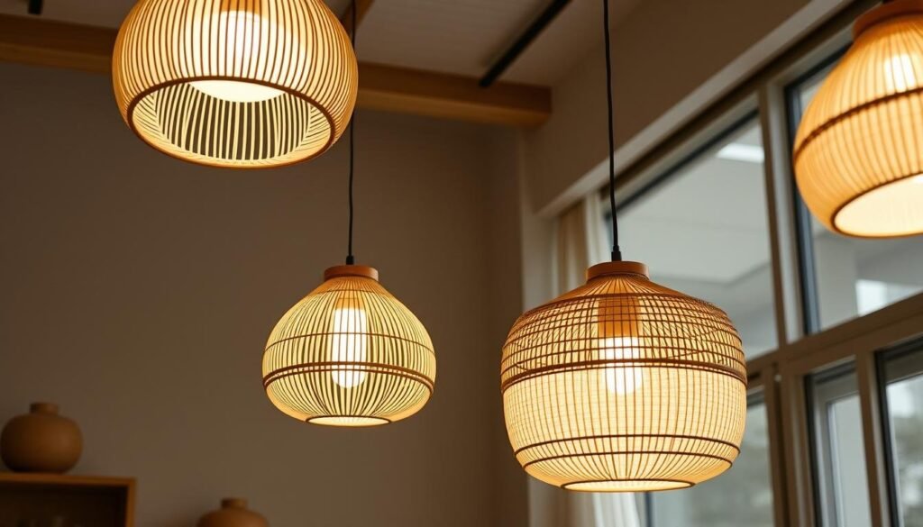 japandi style lighting