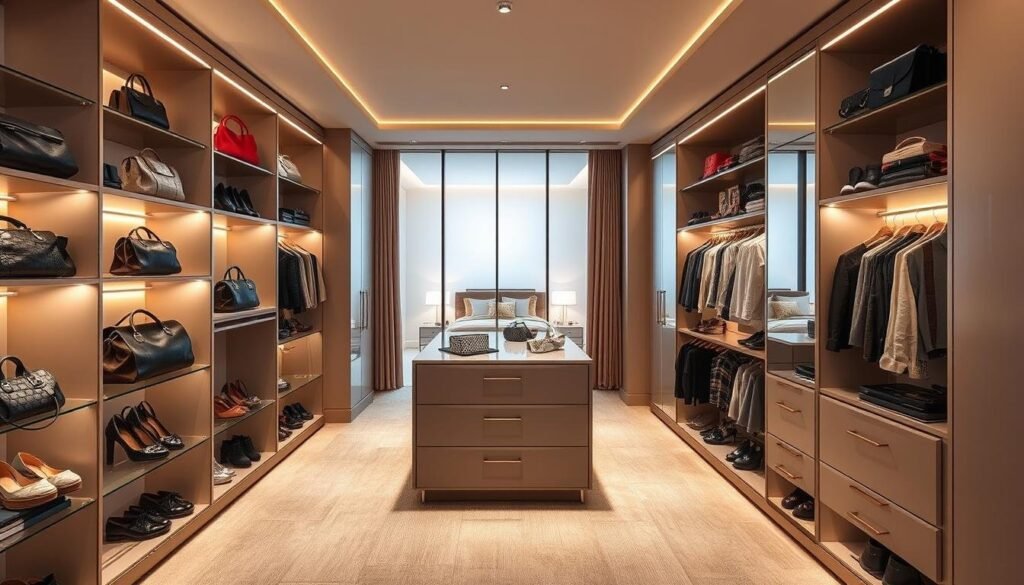 luxury closet organization