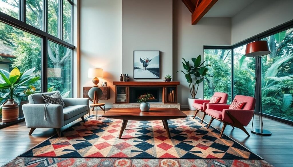 mid-century modern decor
